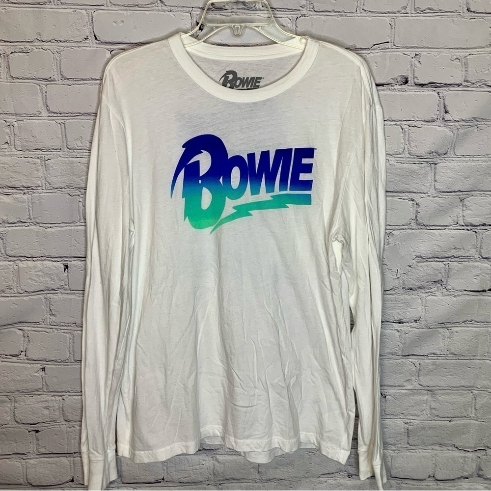 DAVID BOWIE On Tour 1974 long sleeve graphic T-shirt